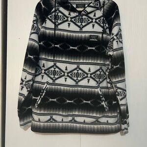 Massive Outdoor Black and White Hoodie